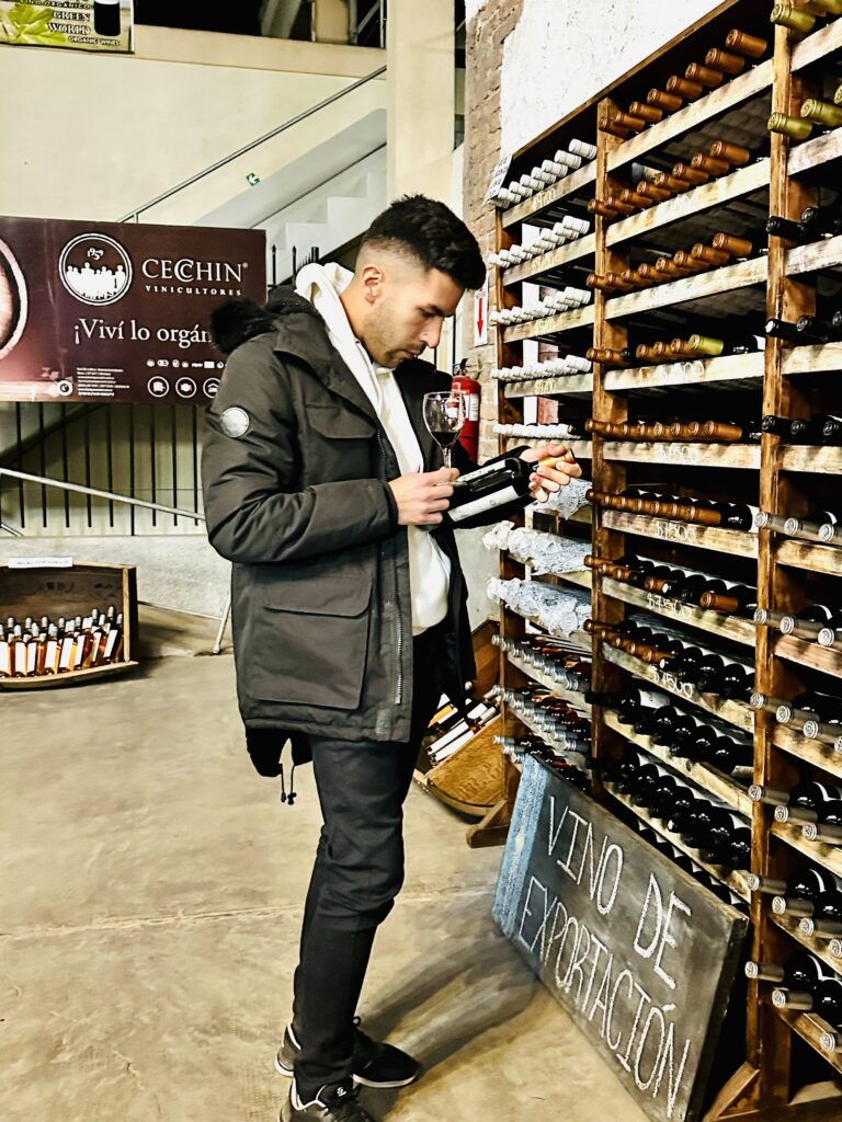 Ruta del vino. Visita a bodega cechin. Vinos orgánicos.